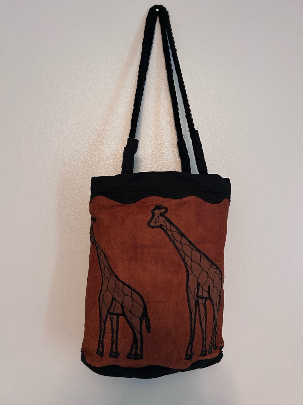 Brand New Handmade Giraffe Tote from Giraffe Manor Kenya
